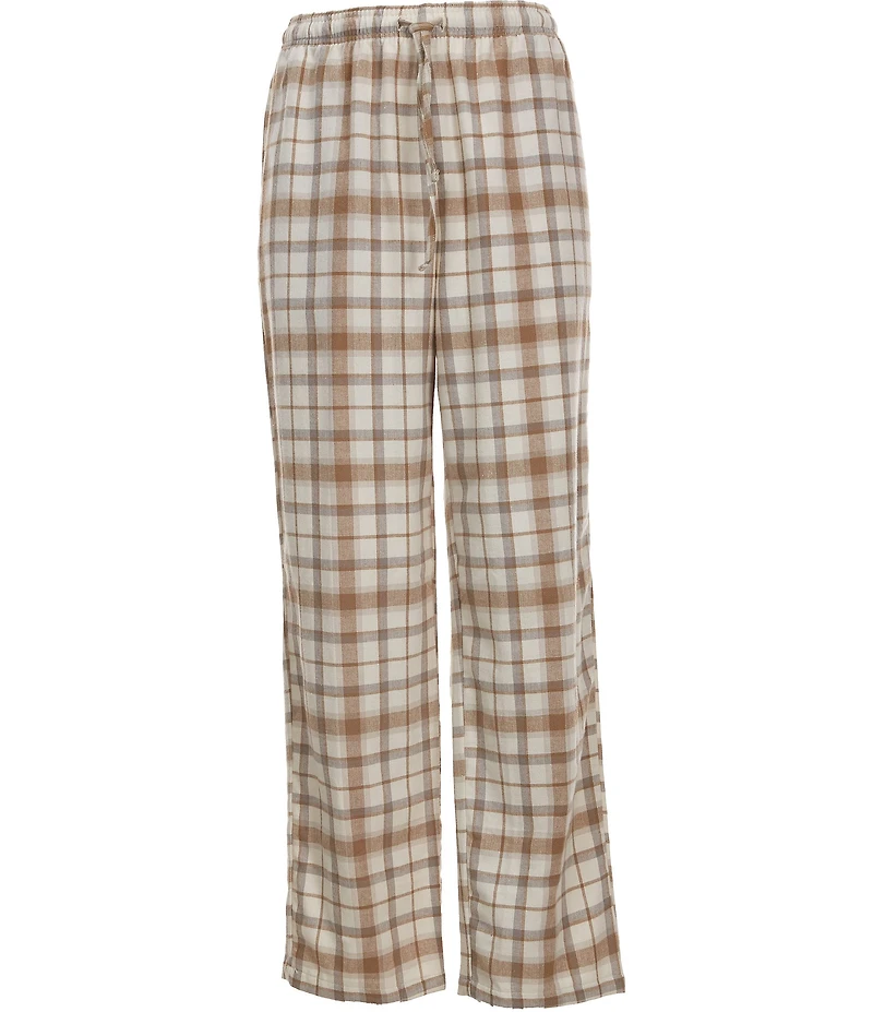 L.L.Bean Window Plaid Flannel Sleep Pants