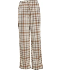 L.L.Bean Window Plaid Flannel Sleep Pants