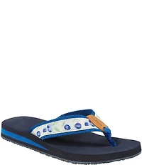 L.L.Bean Women's Classic Maine Isle Blueberry Flip Flops
