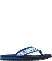 L.L.Bean Women's Classic Maine Isle Blueberry Flip Flops