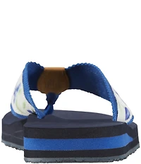 L.L.Bean Women's Classic Maine Isle Blueberry Flip Flops