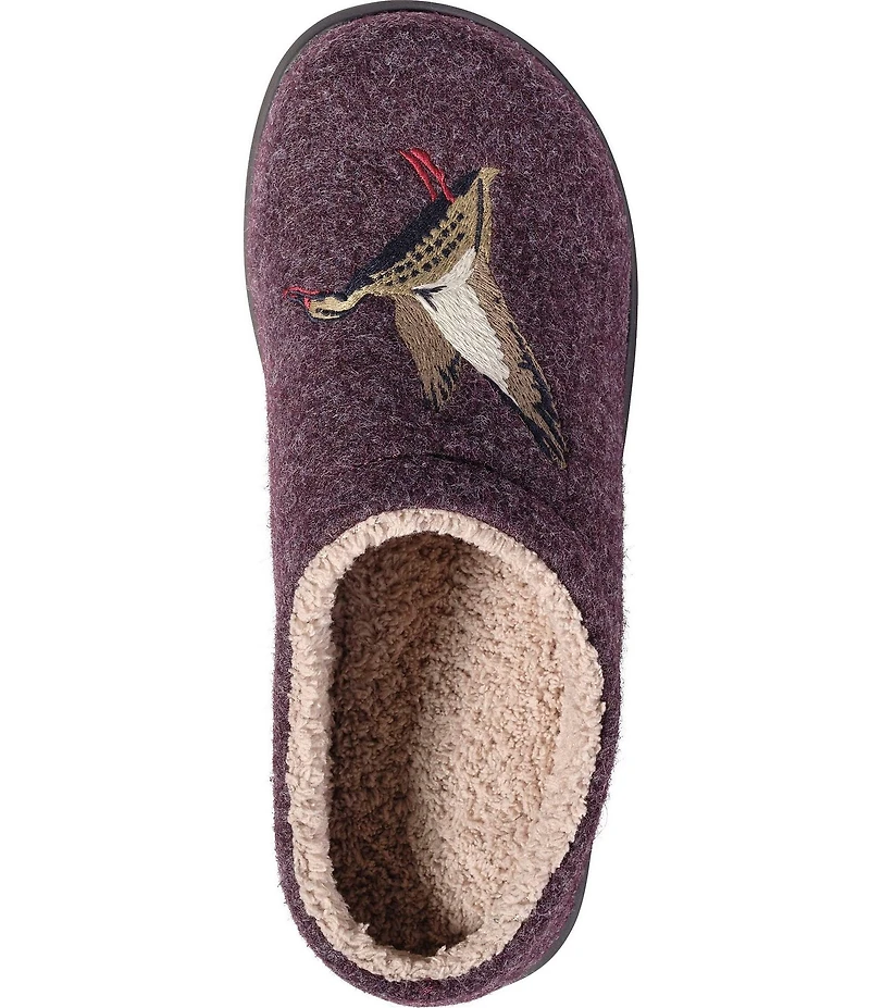 L.L.Bean Women's Daybreak Scuff Motif Mallard Duck Slippers