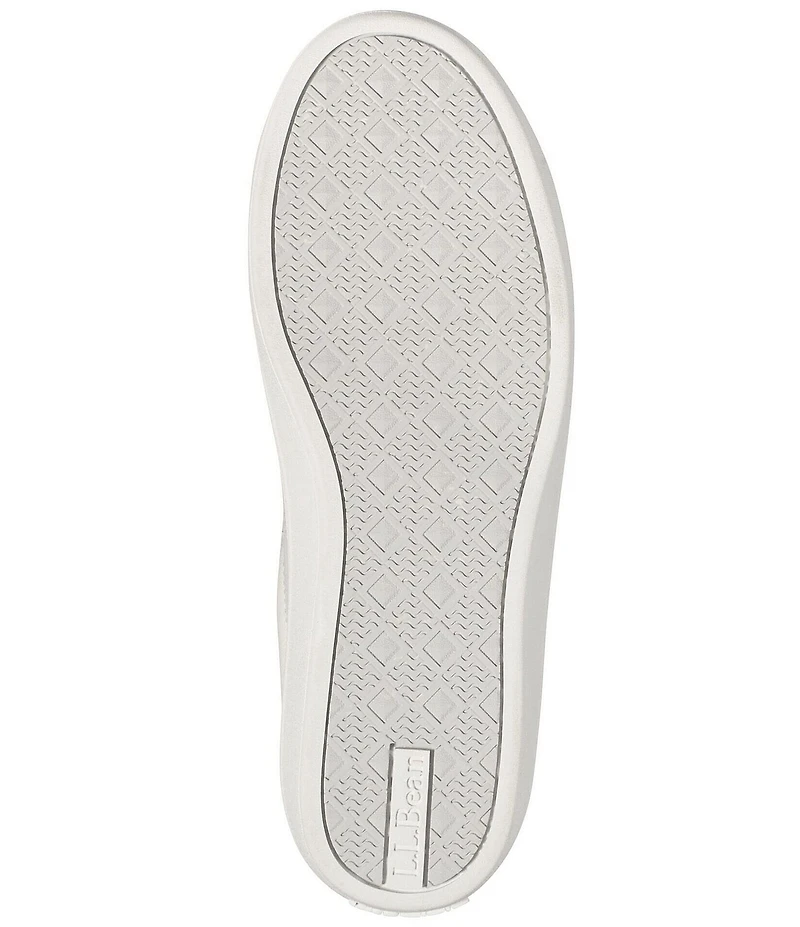 L.L.Bean Women's Eco Bay Leather Oxford Sneakers