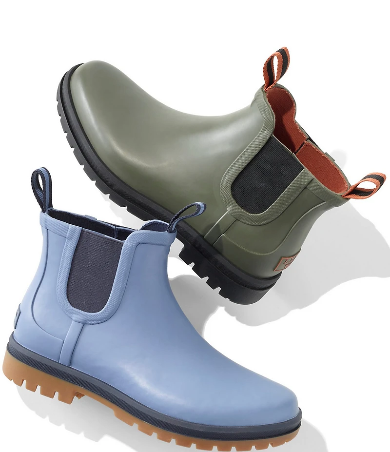 L.L.Bean Women's Rugged Wellie Chelsea Rain Booties