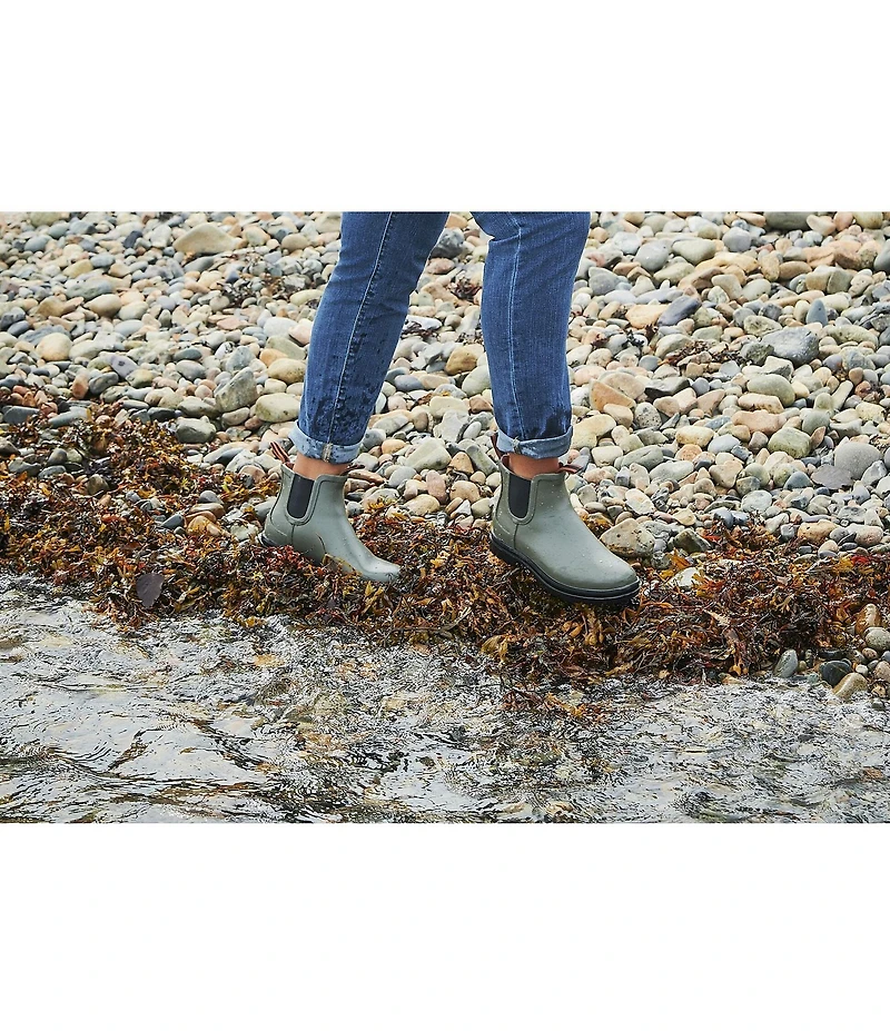 L.L.Bean Women's Rugged Wellie Chelsea Rain Booties