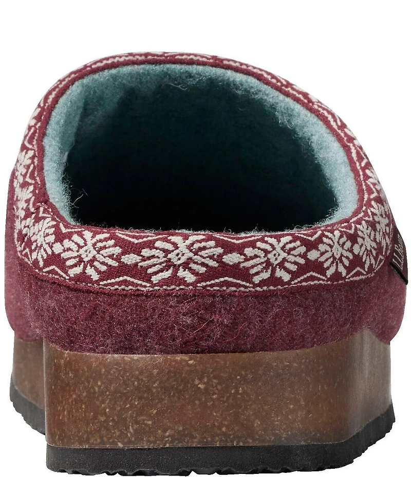 L.L.Bean Women's Wool Clog Slippers