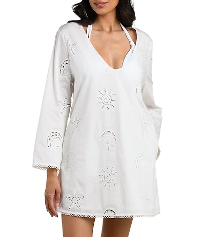 La Blanca Bayside Shells Dress Swim Cover-Up