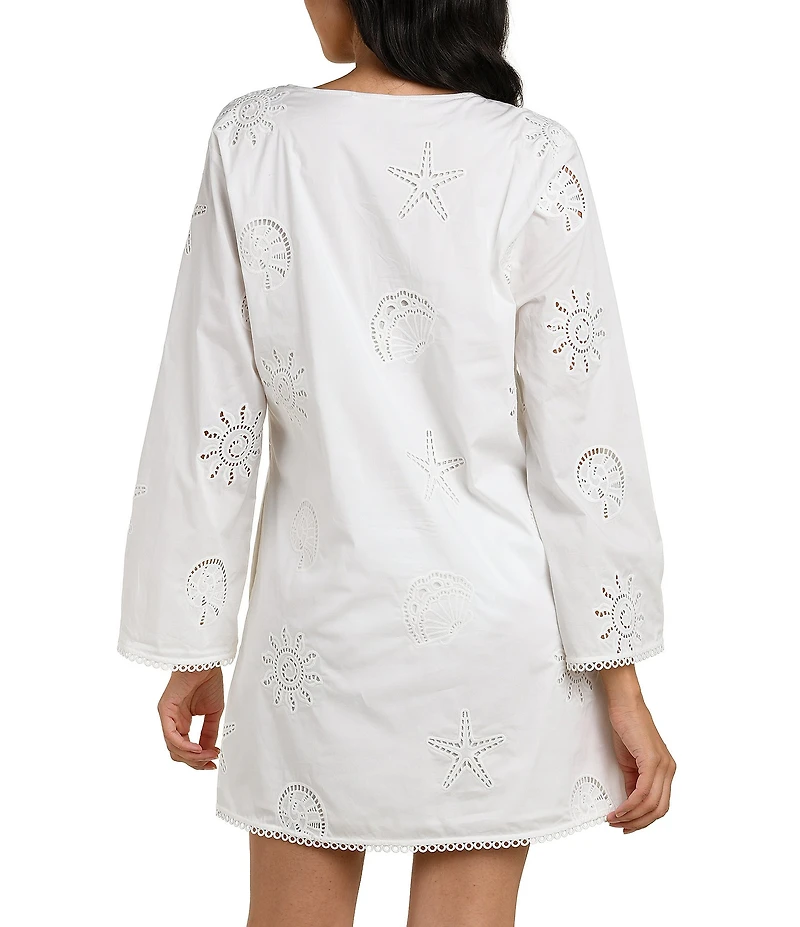La Blanca Bayside Shells Dress Swim Cover-Up
