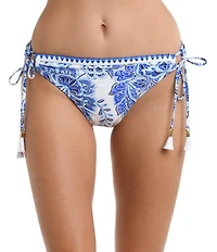La Blanca Beyond The Pacific Adjustable Loop Tie Side Hipster Swim Bottom