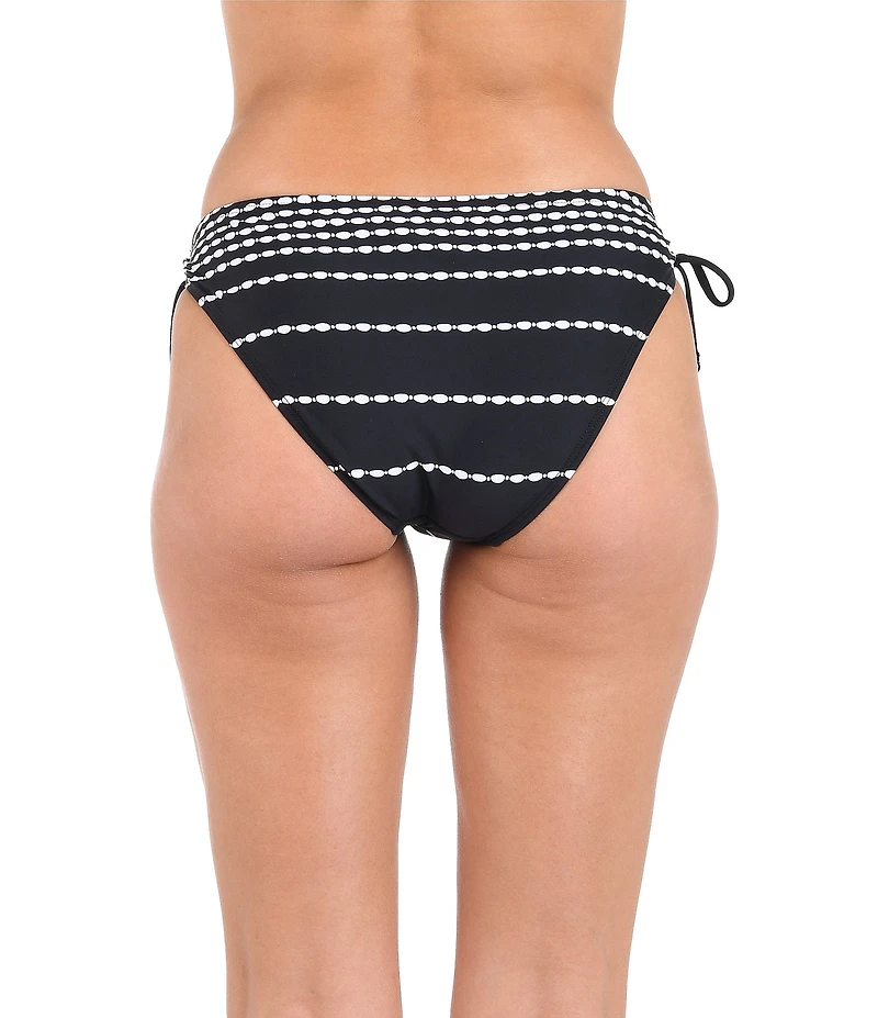 La Blanca City Lights Linear Printed Adjustable Loop Hipster Swim Bottom