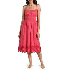 La Blanca Crinkle Collective Square Neck Maxi Dress Swim Cover-Up
