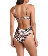 La Blanca Fierce Territory Plunge V-Neck Monokini One Piece Swimsuit