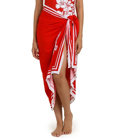 La Blanca Mariner Blooms Pareo Swim Cover-Up