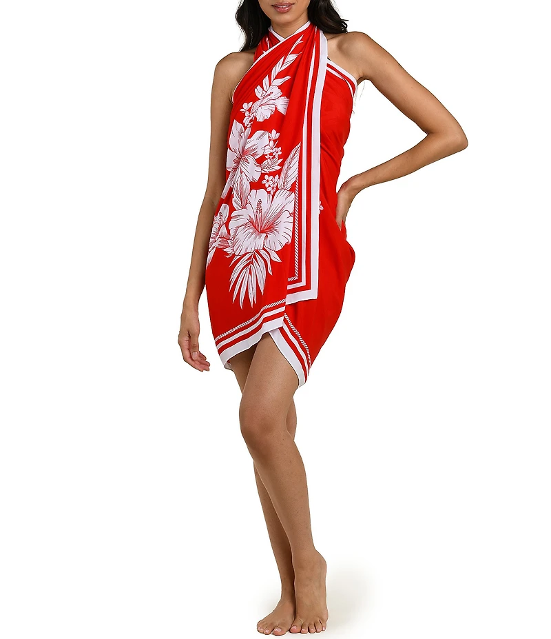 La Blanca Mariner Blooms Pareo Swim Cover-Up