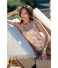 La Blanca Palm Nouveau Lingerie Tank One Piece Swimsuit