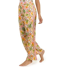 La Blanca Palm Nouveau Wide Leg Pull-On Pants Swim Bottom