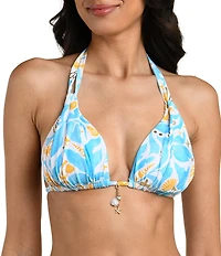La Blanca Trinket Treasures Halter Neck Triangle Swim Top