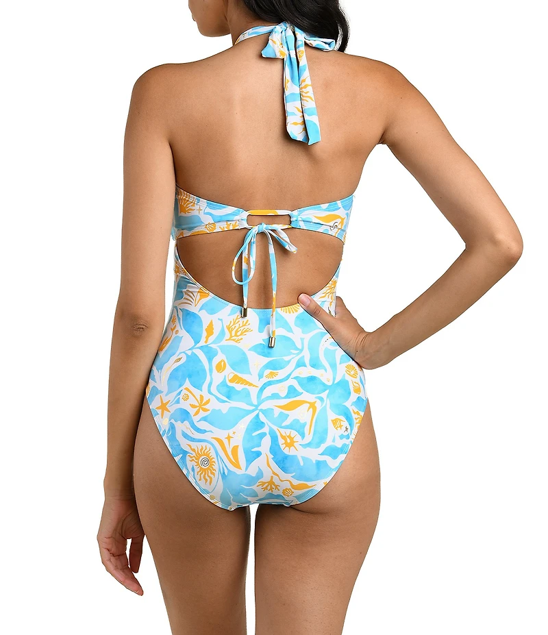 La Blanca Trinket Treasures Tummy Control Bandeau One Piece Swimsuit