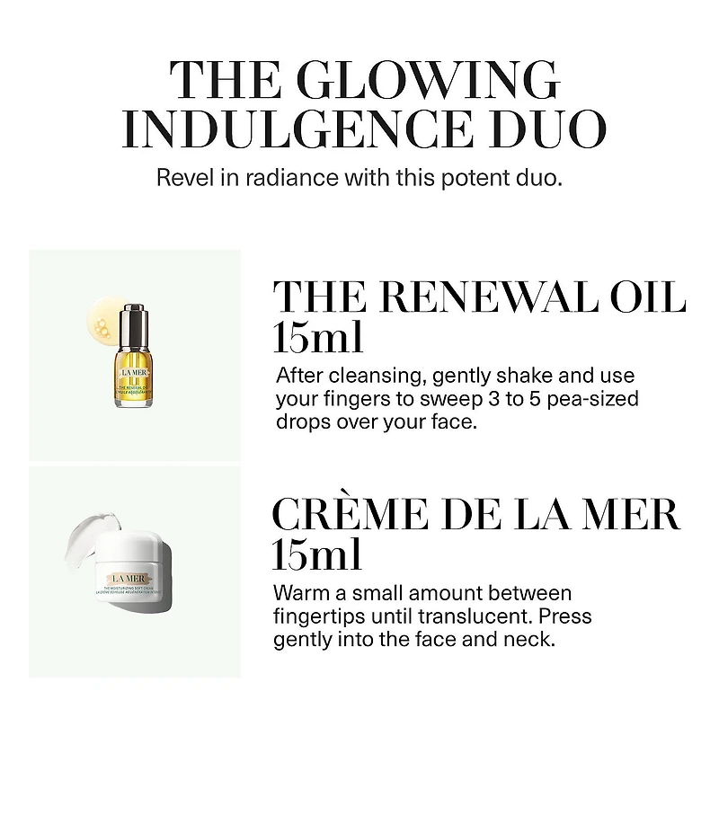 La Mer The Glowing Indulgence Duo Gift Set