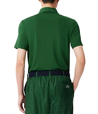Lacoste Big & Tall Bold Stripe Performance Stretch Short Sleeve Polo Shirt
