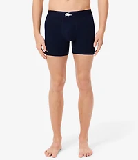 Lacoste Big Croc 5#double; Inseam Boxer Briefs 3-Pack