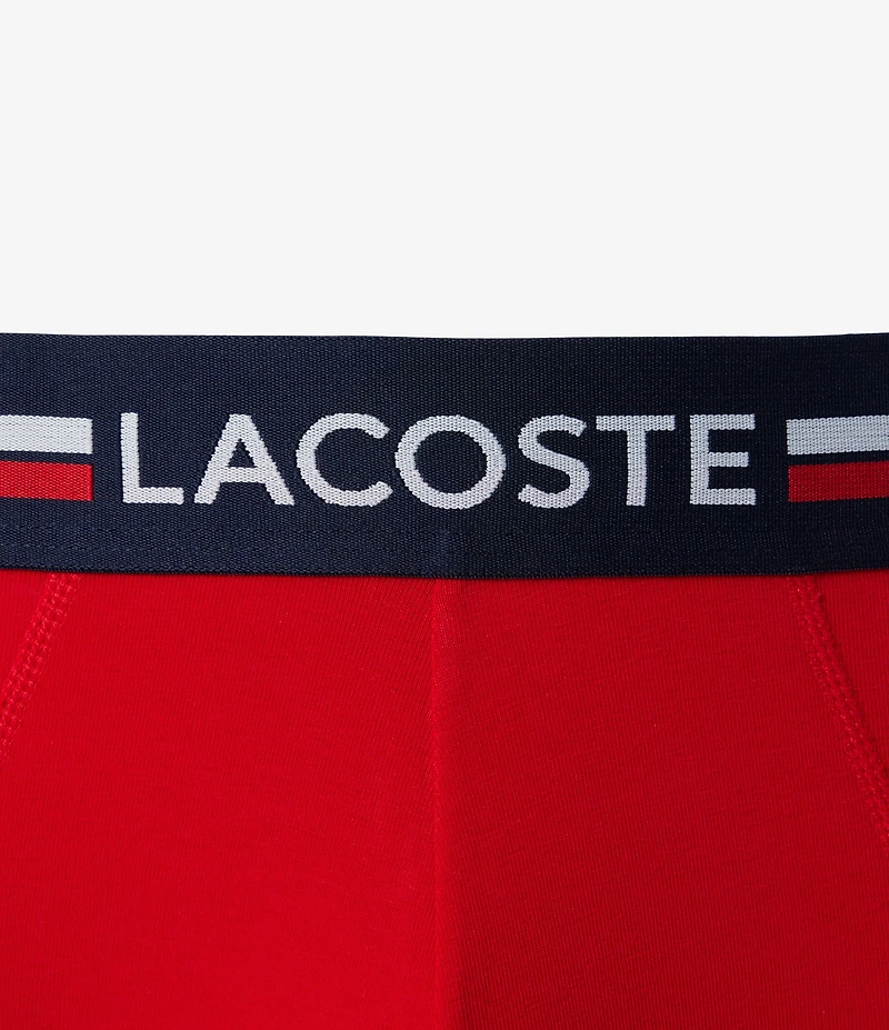 Lacoste Branded Waistband Briefs 3-Pack