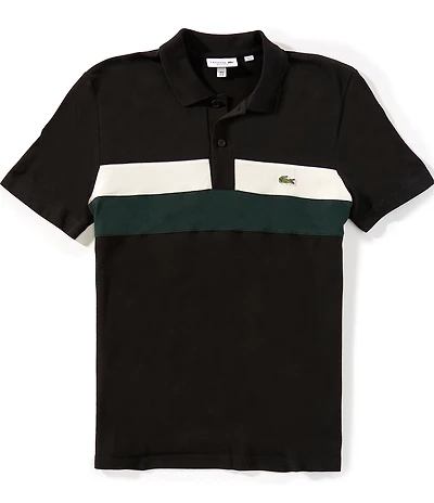 Lacoste Color Block Short Sleeve Polo Shirt