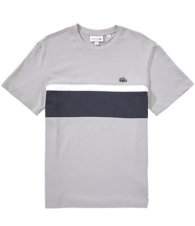 Lacoste Color Block Short Sleeve T-Shirt