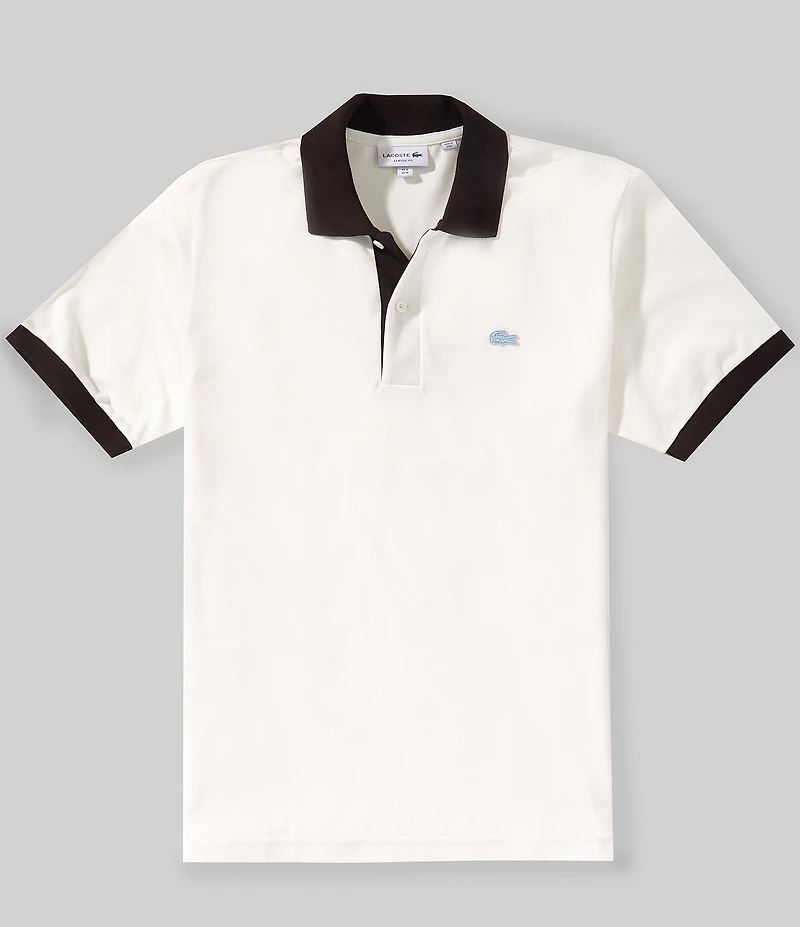 Lacoste Contrast Collar Short Sleeve Polo Shirt