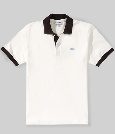 Lacoste Contrast Collar Short Sleeve Polo Shirt