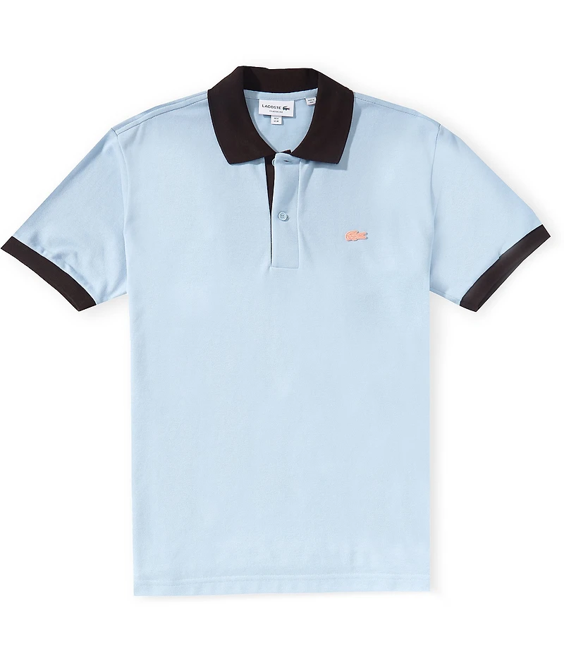 Lacoste Contrast Collar Short Sleeve Polo Shirt