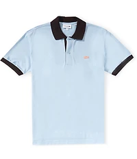 Lacoste Contrast Collar Short Sleeve Polo Shirt