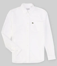 Lacoste Cotton Oxford Long Sleeve Woven Shirt