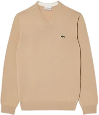 Lacoste Cotton V-Neck Sweater