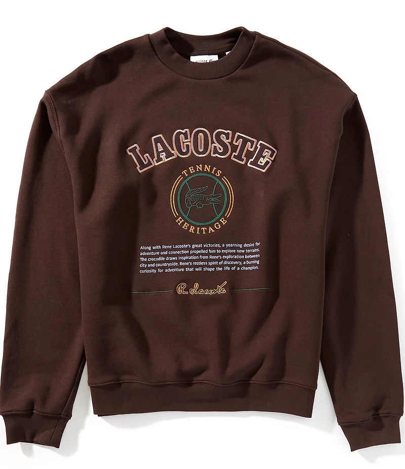 Lacoste Crewneck Graphic Sweatshirt