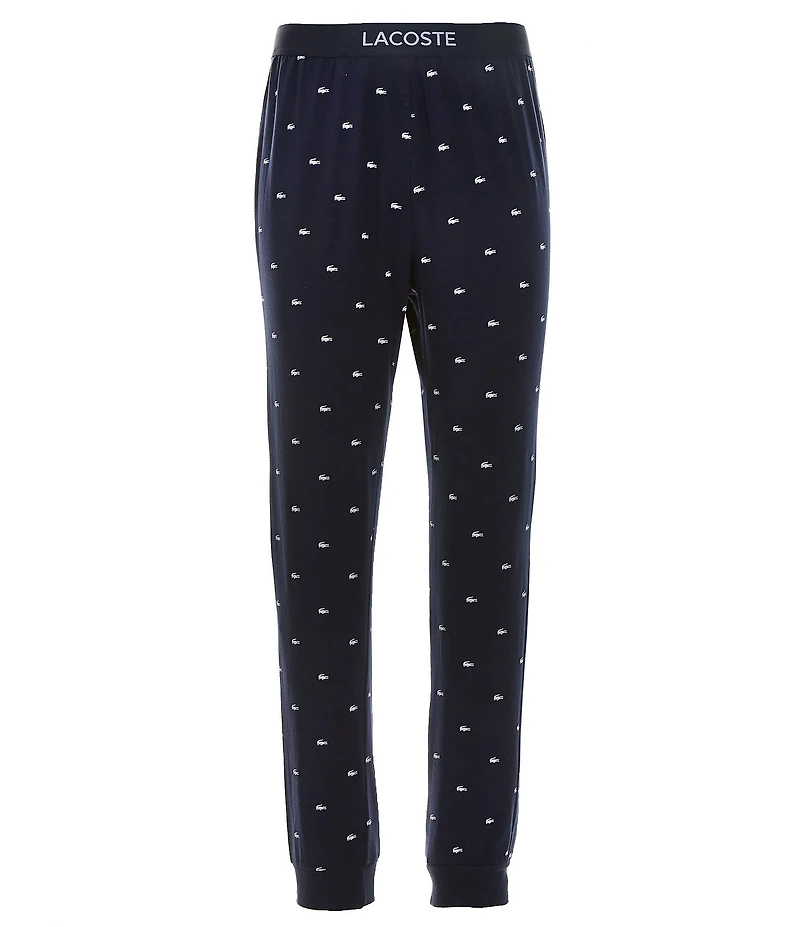 Lacoste Croc Logo Blended Fleece Jogger Pants