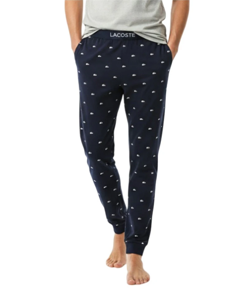 Lacoste Croc Logo Blended Fleece Jogger Pants