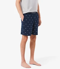 Lacoste Crocodile Pattern Pajama Shorts