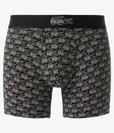 Lacoste Crocodile Printed Stretch Jersey 5#double; Boxer Briefs