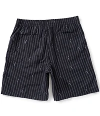 Lacoste Crocodile Stripe 8#double; Inseam Shorts