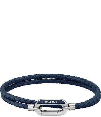 Lacoste Men's Double Braided Line Bracelet