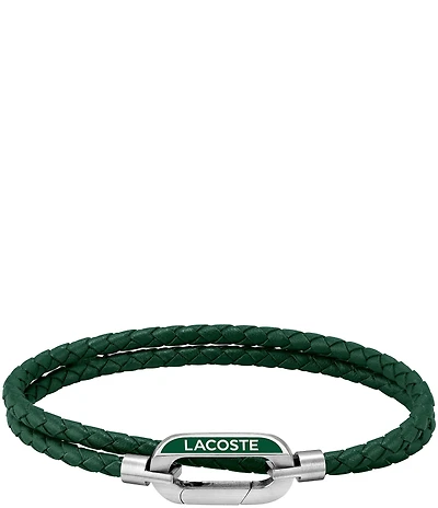 Lacoste Men's Double Braided Line Bracelet