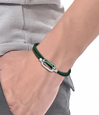 Lacoste Men's Double Braided Line Bracelet