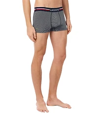 Lacoste #double;French Flag#double; Signature Trunks 3-Pack