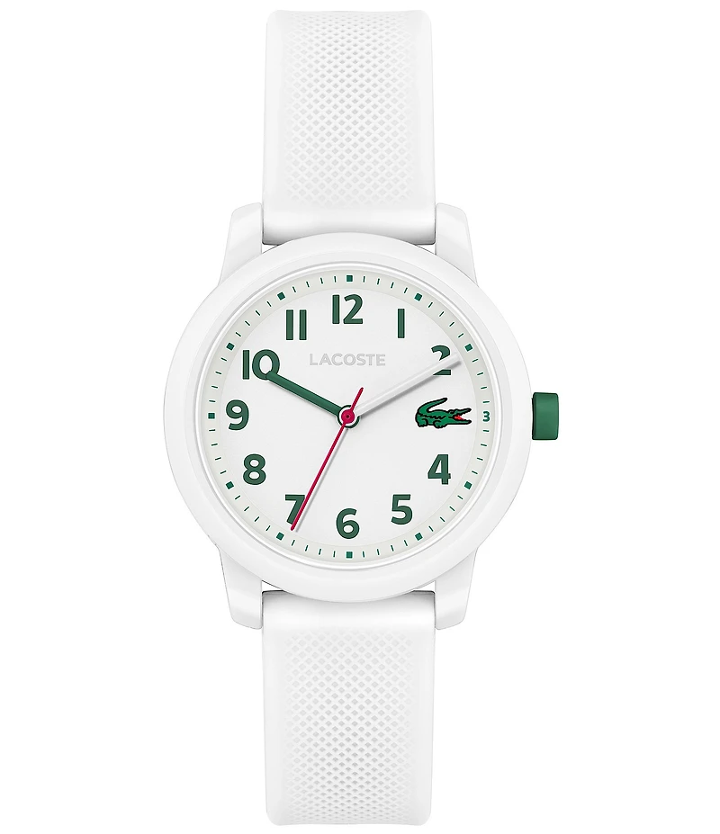 Lacoste Kid's 12.12 Three-Hand Light Silicone Strap Watch