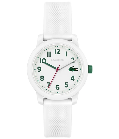 Lacoste Kid's 12.12 Three-Hand Light Silicone Strap Watch