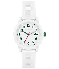Lacoste Kid's 12.12 Three-Hand Light Silicone Strap Watch