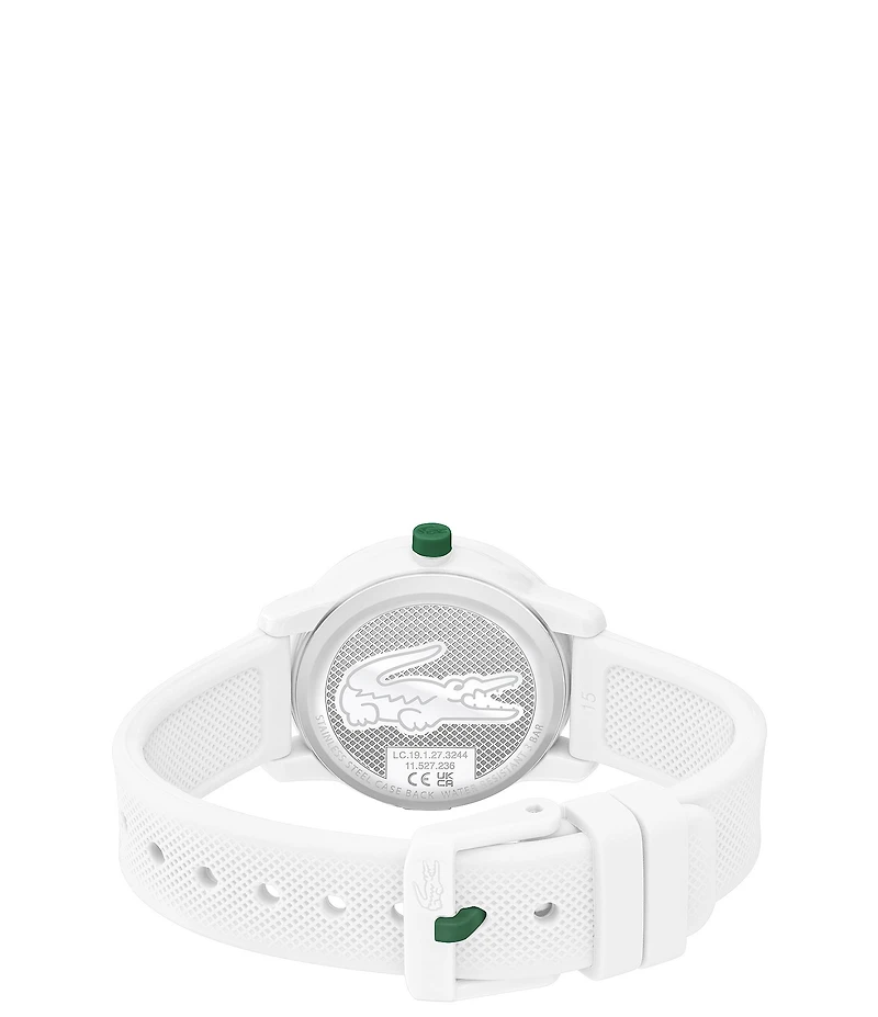 Lacoste Kid's 12.12 Three-Hand Light Silicone Strap Watch