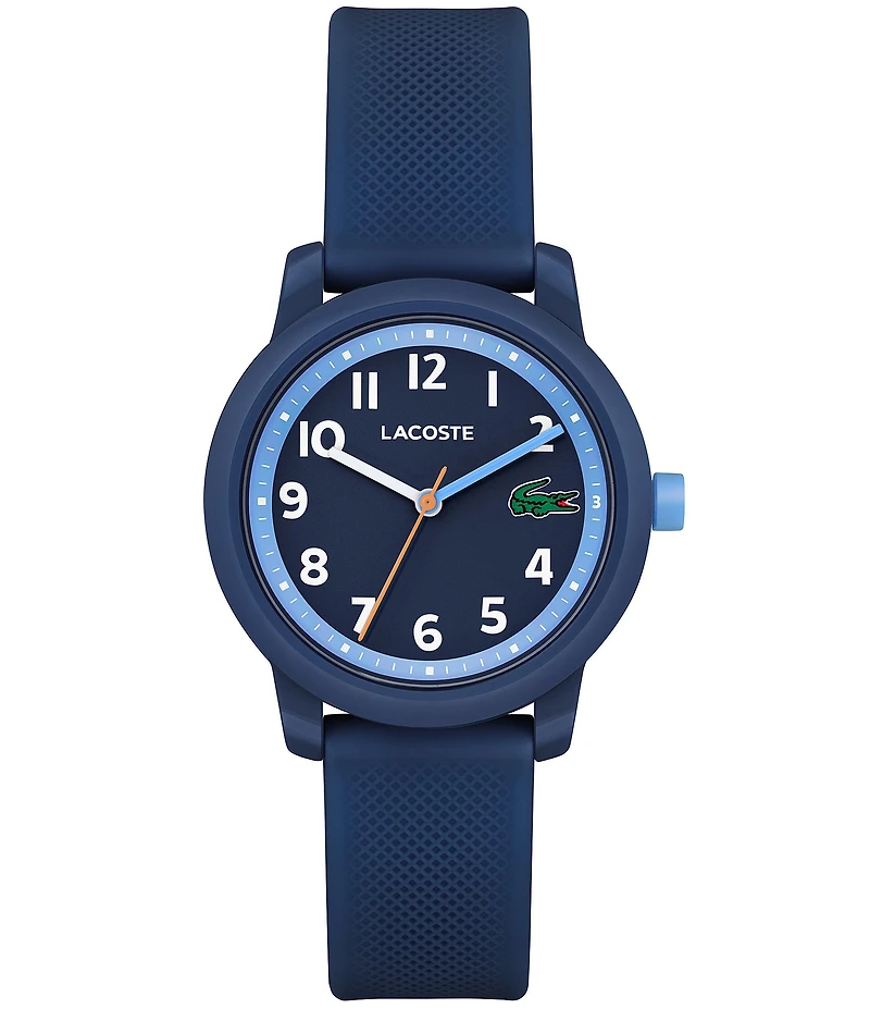 Lacoste Kid's 12.12 Three-Hand Light Silicone Strap Watch
