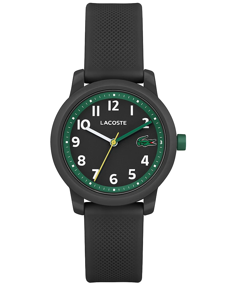 Lacoste Kid's 12.12 Three-Hand Light Silicone Strap Watch